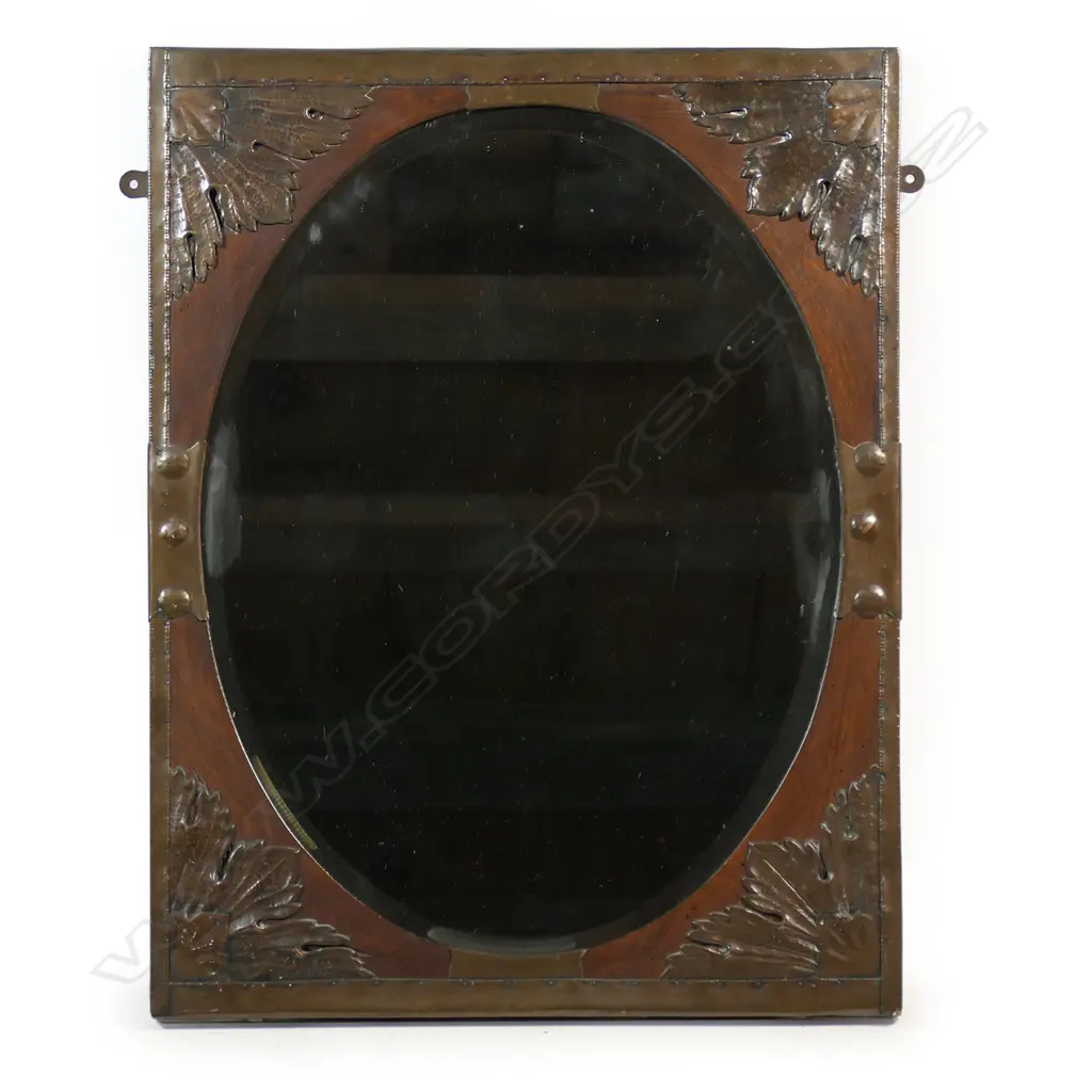 An early 1900s Arts and Crafts mirror, Image 1++