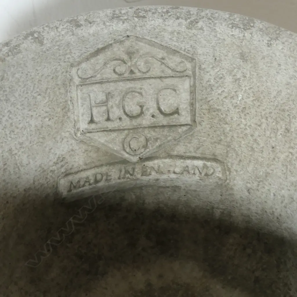 A pair of quality large cast concrete 'Blenheim' pedestal urns, Image 1++