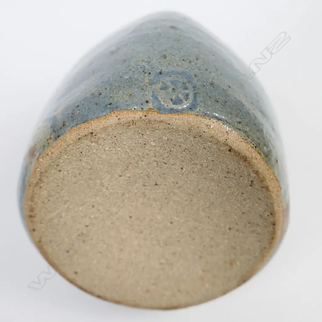 Barry Brickell (1935-2016) vintage stoneware tri-form bottle Image 1++