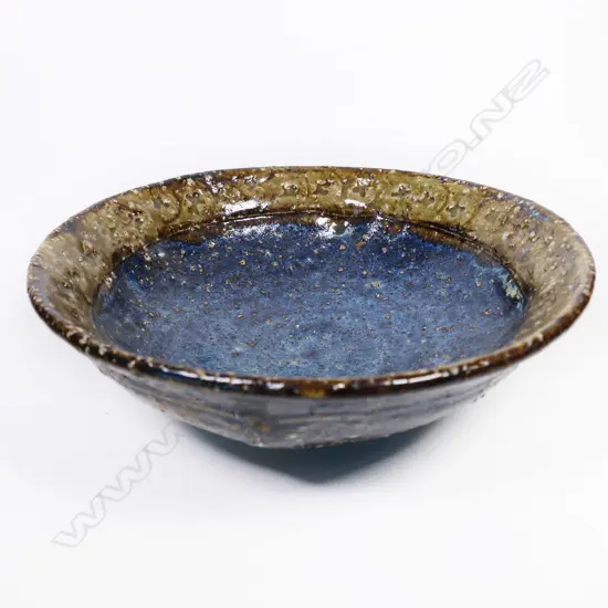 A Barry Brickell salt glazed stoneware bowl