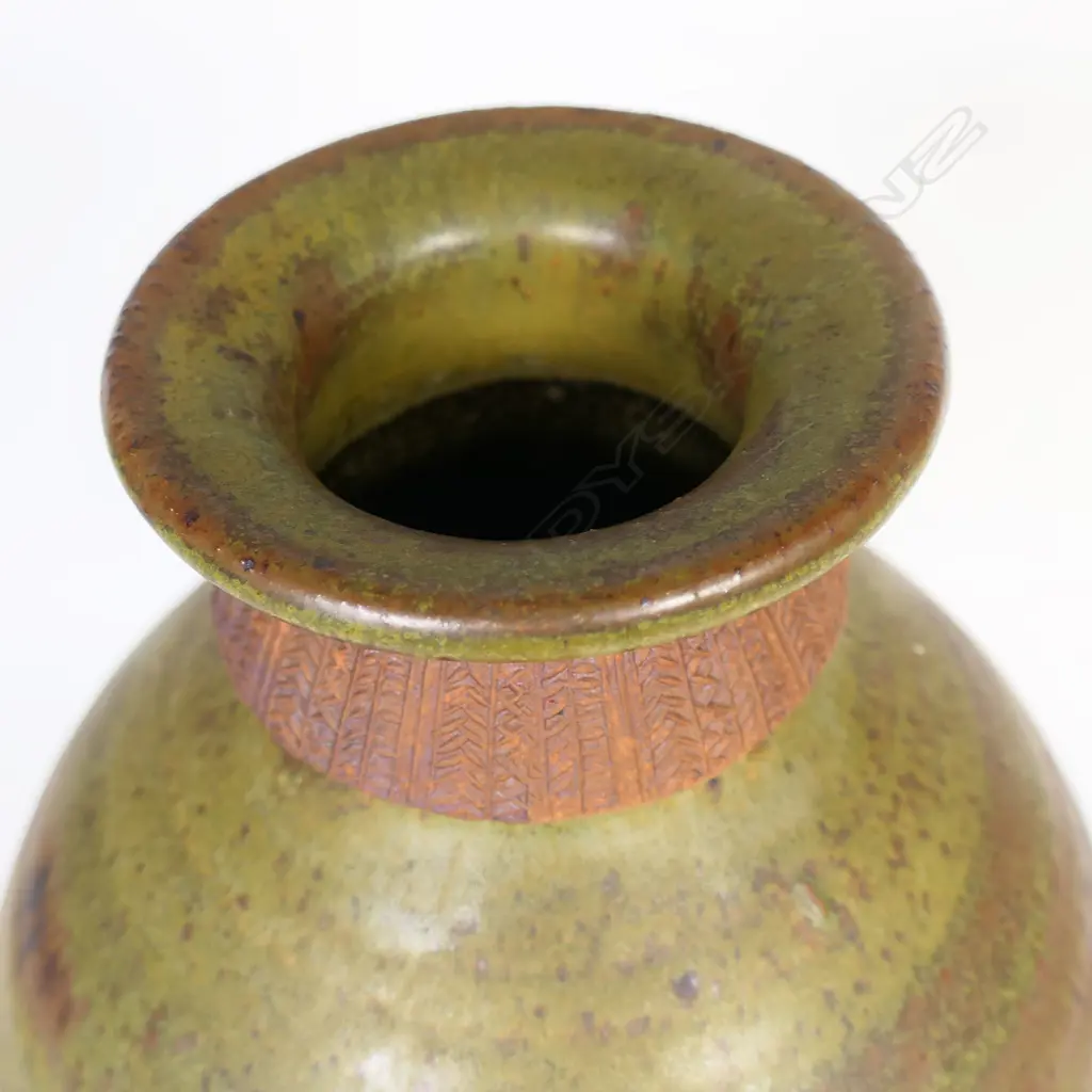 Peter Stichbury Vase w abuja inspired neck decoration Image 1++