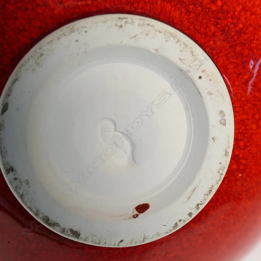 Three Peter Collis pottery orb vases, Image 1++
