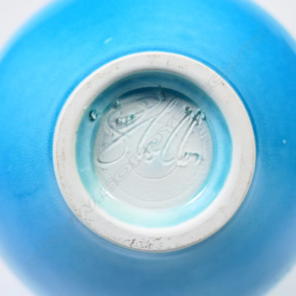 Peter Collis turquoise crackle spired orb Image 1++