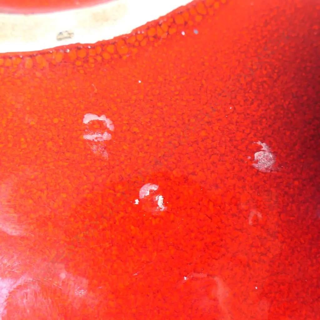 A c.2005 Graham Ambrose large and impressive red orb vase Image 1++