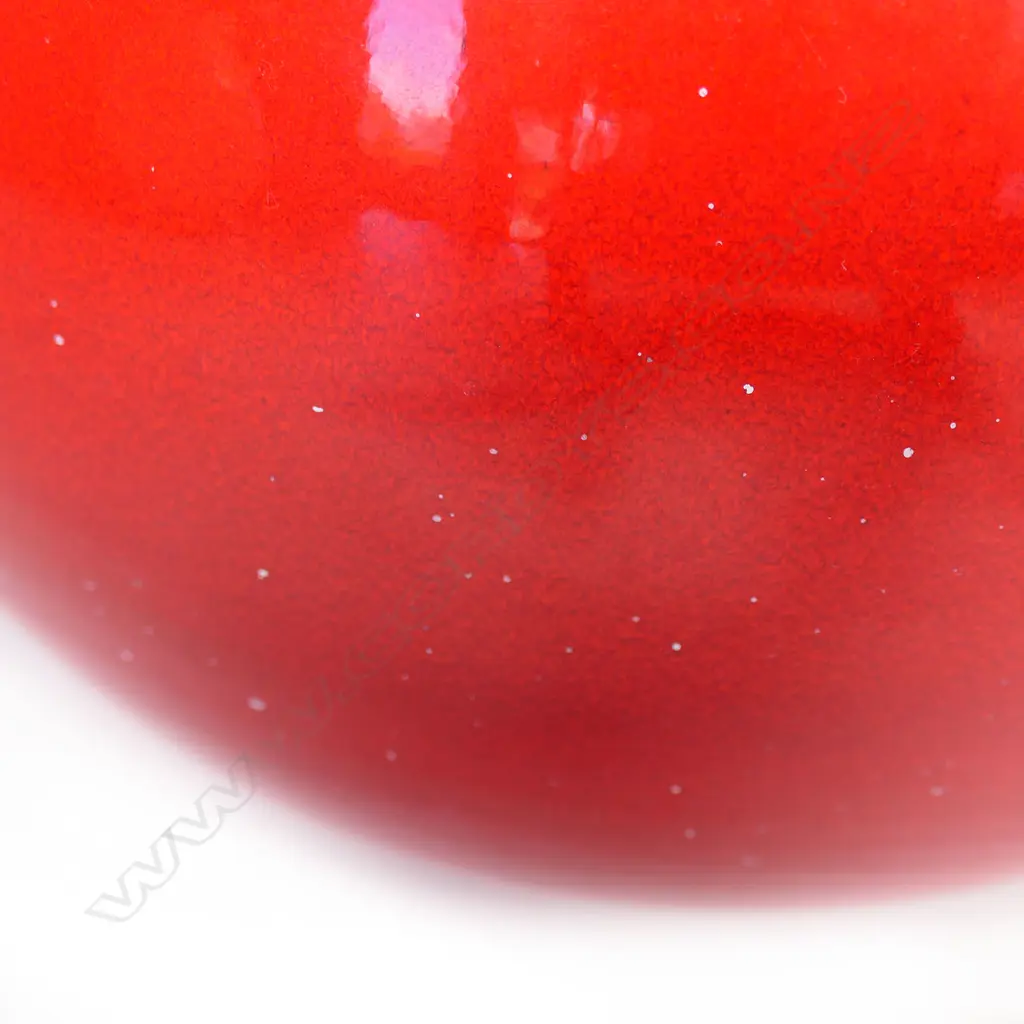 A c.2005 Graham Ambrose large and impressive red orb vase Image 1++