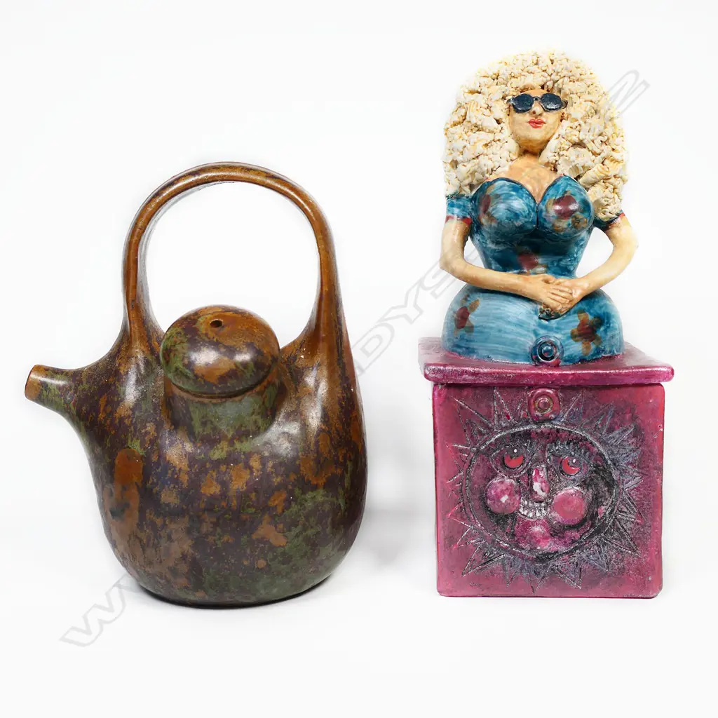 2 Pcs Ian Firth pottery Image 1++