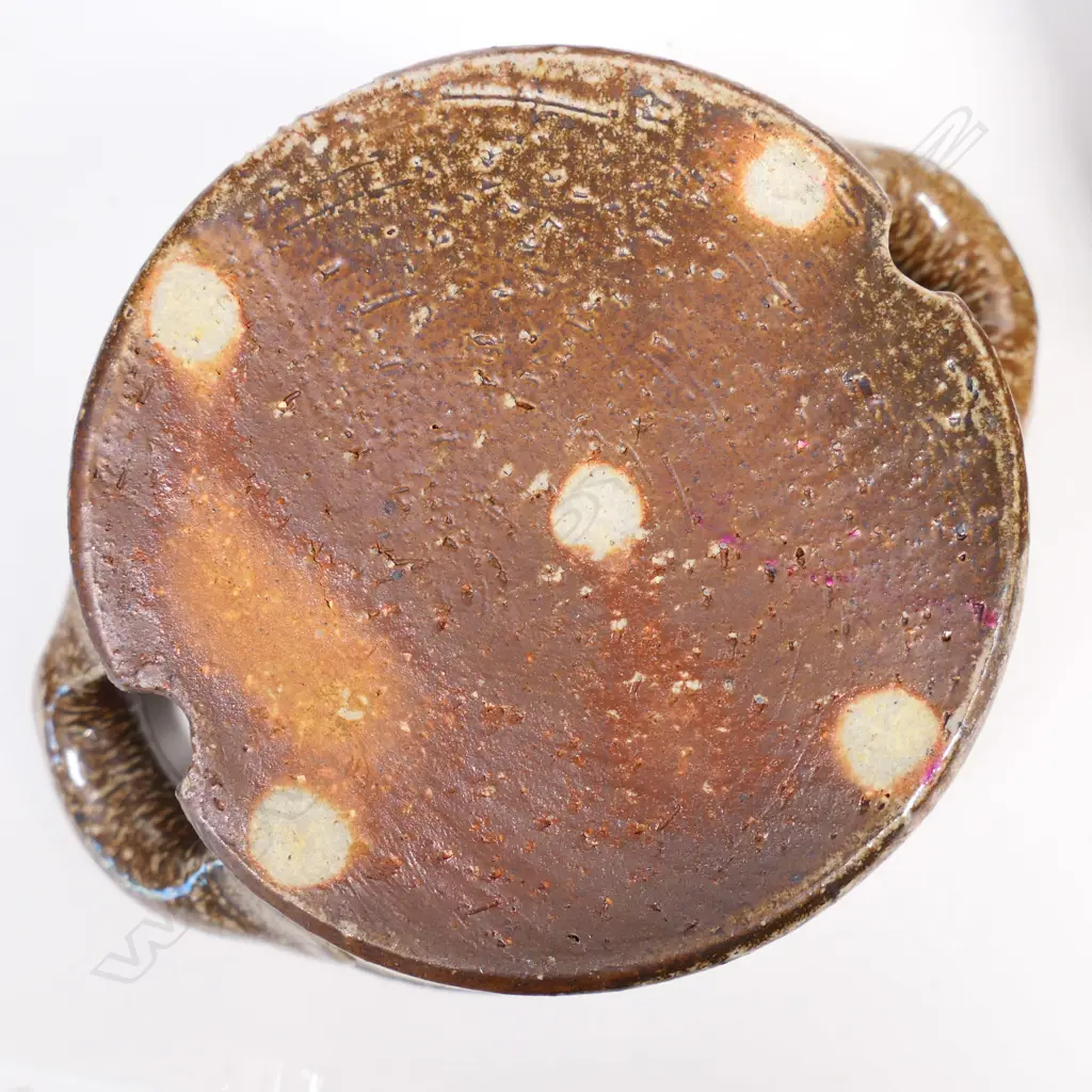 4 Studio pottery pcs: 2 Peter Lange bowls Dia.165mm + 2 Renton Murray Ramekins Dia.160mm Image 1++