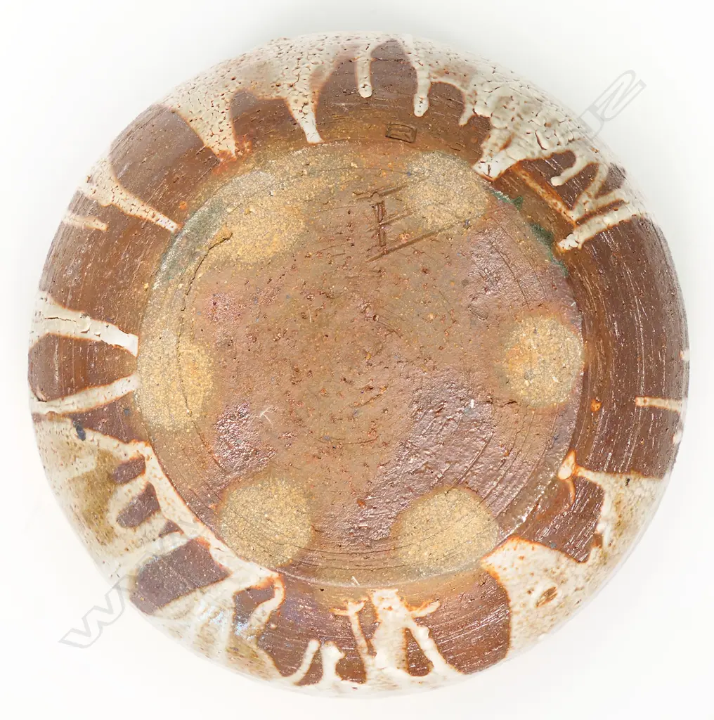 Elena Renker  substantial salt glazed lidded storage jar. H.250mm Image 1++