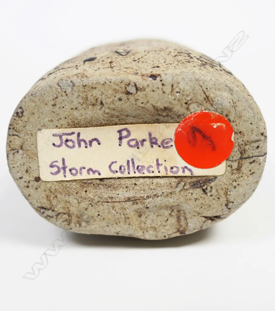 John Parker 'Nixon Bottle' decorated with impressed newsprint design Image 1++