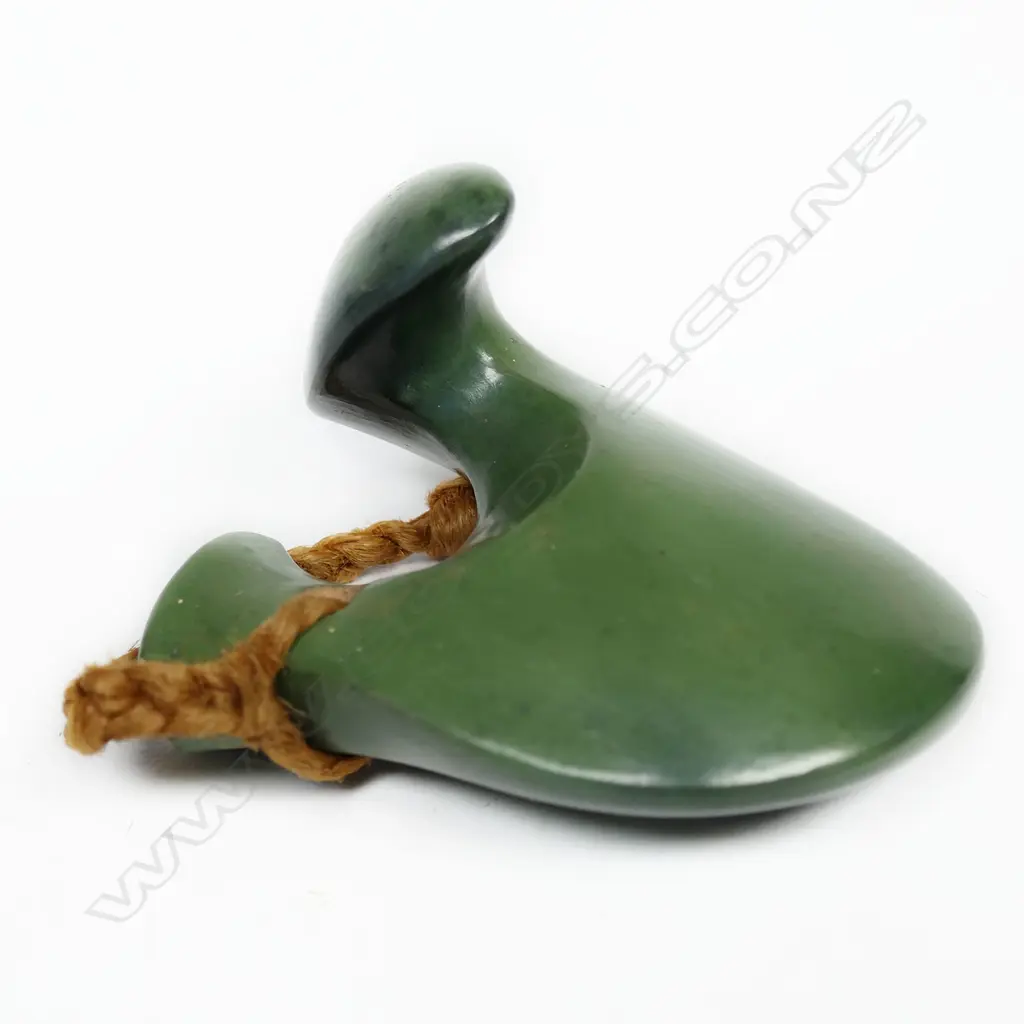 Robyn Stewart fish hook or hei matau stylised pottery fish hook (hei matau) sculpture Image 1++