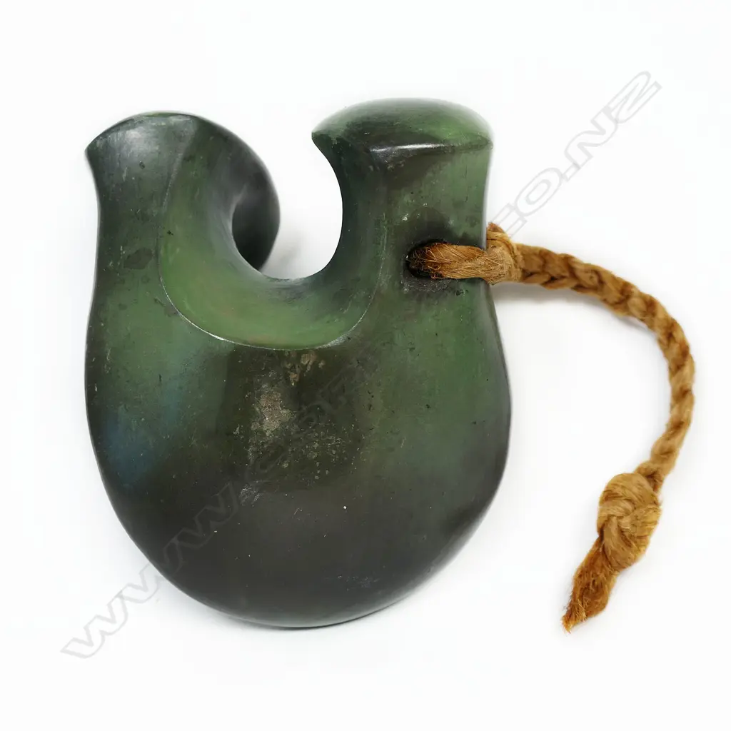 Robyn Stewart fish hook or hei matau stylised pottery fish hook (hei matau) sculpture Image 1++