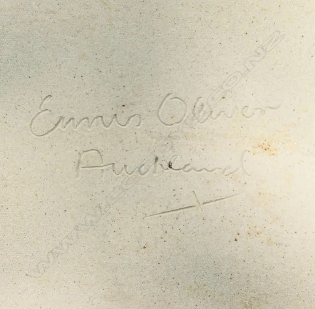 Two Ennis Oliver rectangular platters, various coloured central flowers. L.360mm Image 1++