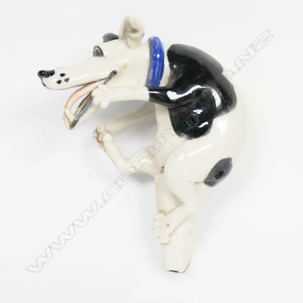 Karen Kennedy delightful glazed dog whistle. H.100mm Image 1++