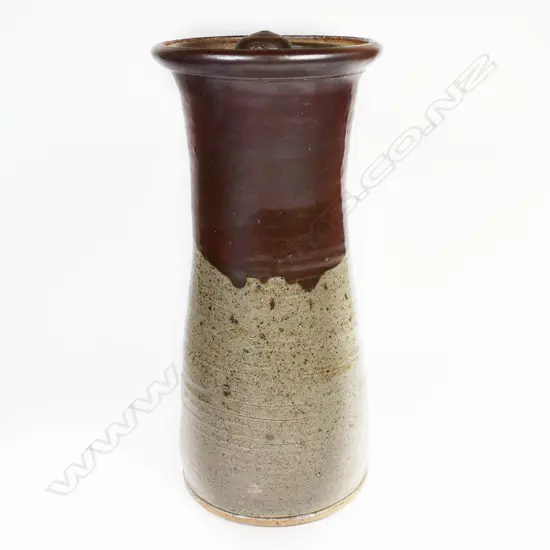 Tall Paul Tobin lidded jar