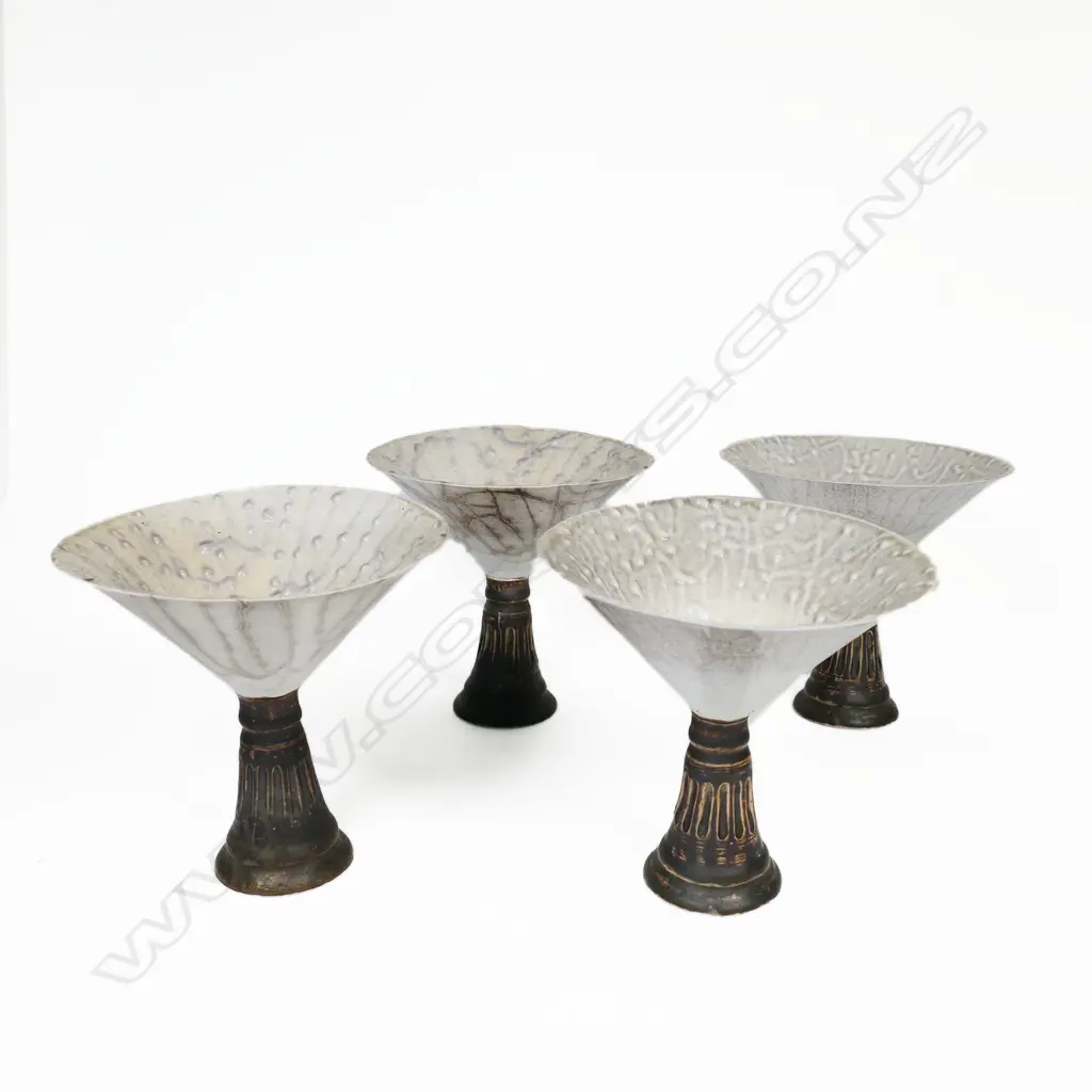 Set 4 Petra Molloy goblets Image 1++