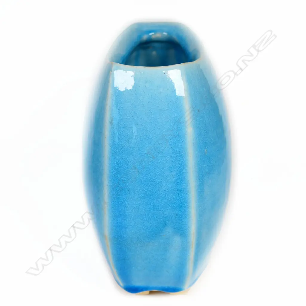 Toby Stafford slab built footed vase. H.200mm Image 1++