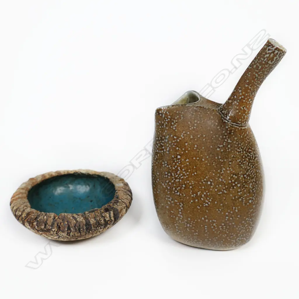 Chris Weaver sml jug & Doris Dutch small lava bowl, Image 1++