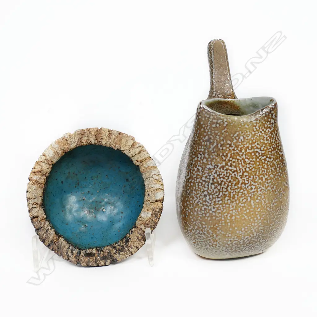 Chris Weaver sml jug & Doris Dutch small lava bowl, Image 1++
