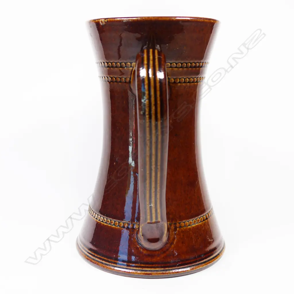 A Christchurch Brick Co. brown glazed  jug Image 1++
