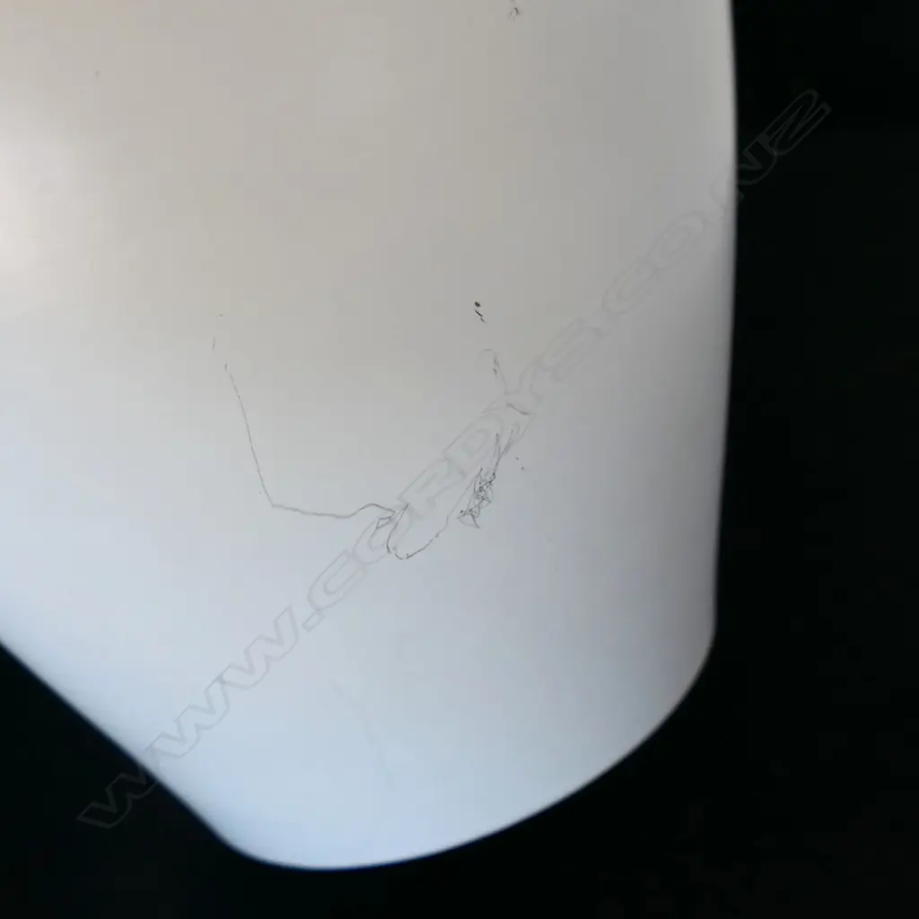 A rare Crown Lynn Hand Potted large satin white glaze vase Image 1++