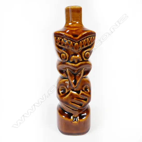 A Tangara bottle by Parker Pottery for Lincoln Wines. High gloss