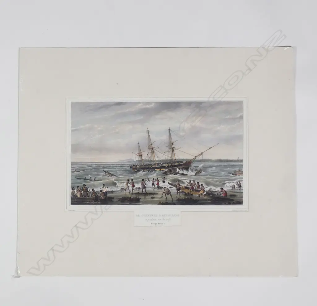 Louis de Sainson 'La Corvette l'Astrolabe' Image 1++