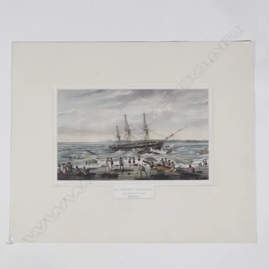 Louis de Sainson 'La Corvette l'Astrolabe'