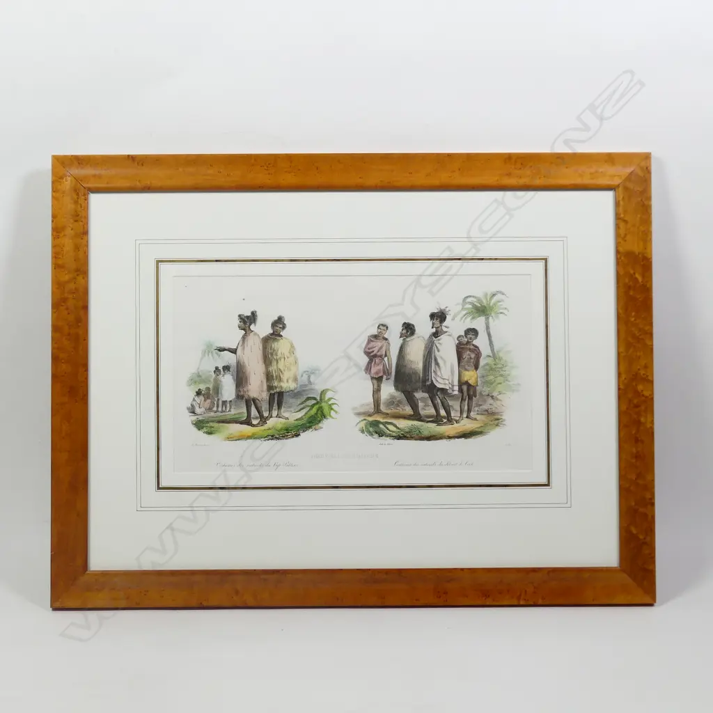 Louis Auguste De Sainson (1800-hand coloured lithograph Image 1++