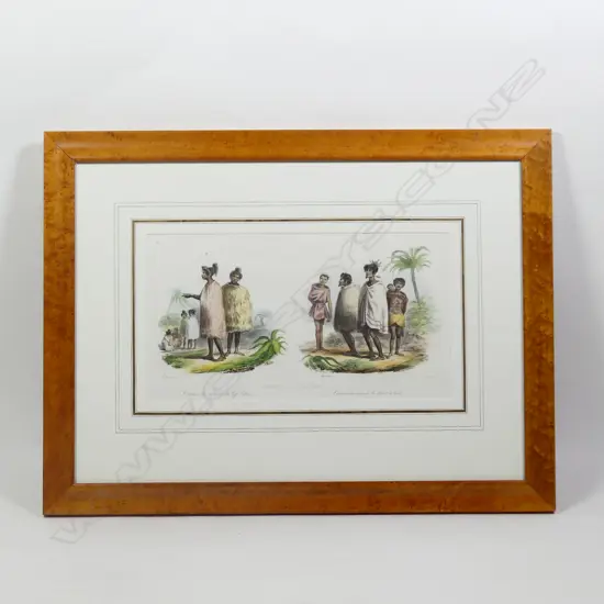 Louis Auguste De Sainson (1800-hand coloured lithograph