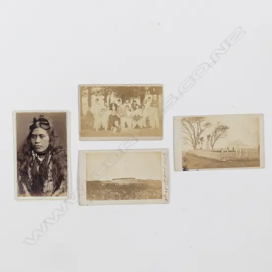 Four Carte de visite photographs