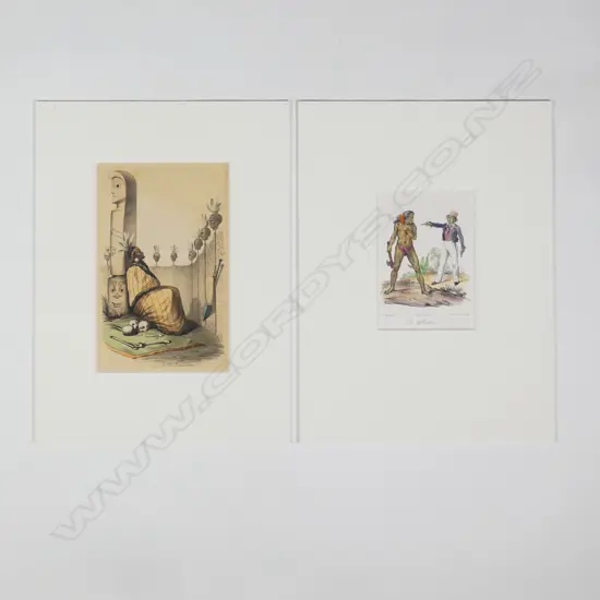 Two New Zealand historical lithographs
