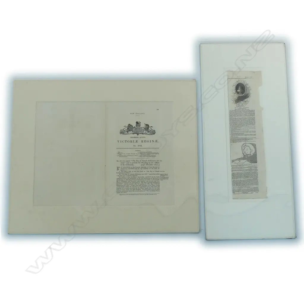 Five New Zealand historical items Image 1++