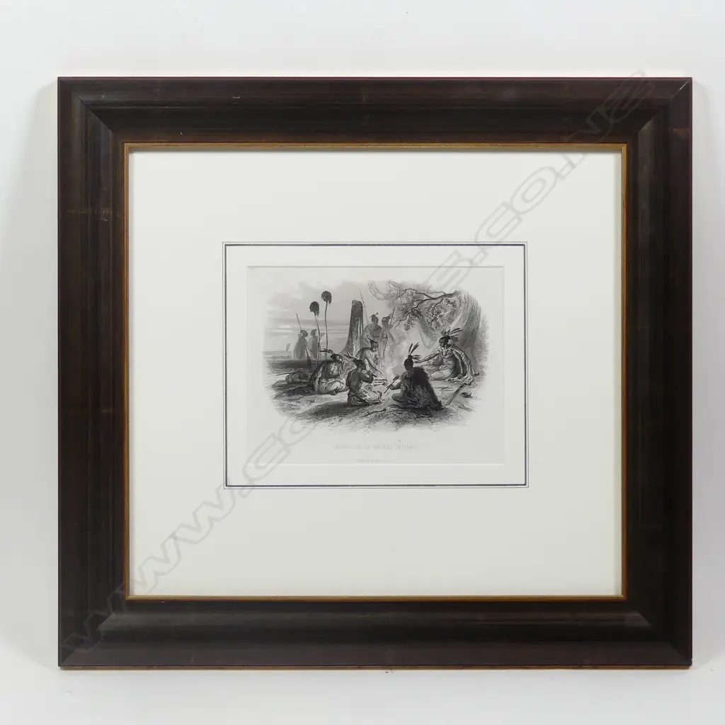 Emile Rouargue 'Sauvages de la Nouvelle Zelande' engraving Image 1++