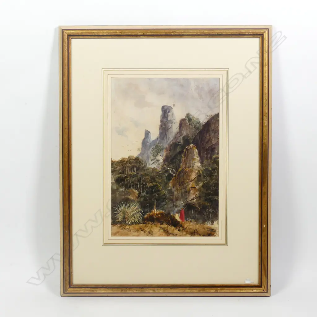 Richard Aldworth Oliver (1811-1889) Wangaru-Ru East Coast - Monk Island Image 1++