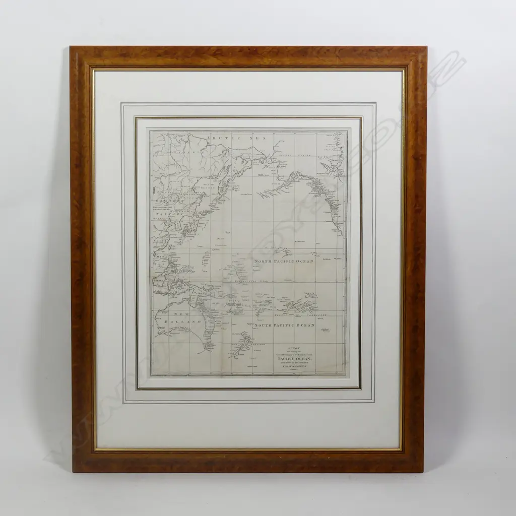 'A Chart exhibiting the New Discoveries in the North & South Pacific Ocean also those on the North-west Coast of America' Image 1++