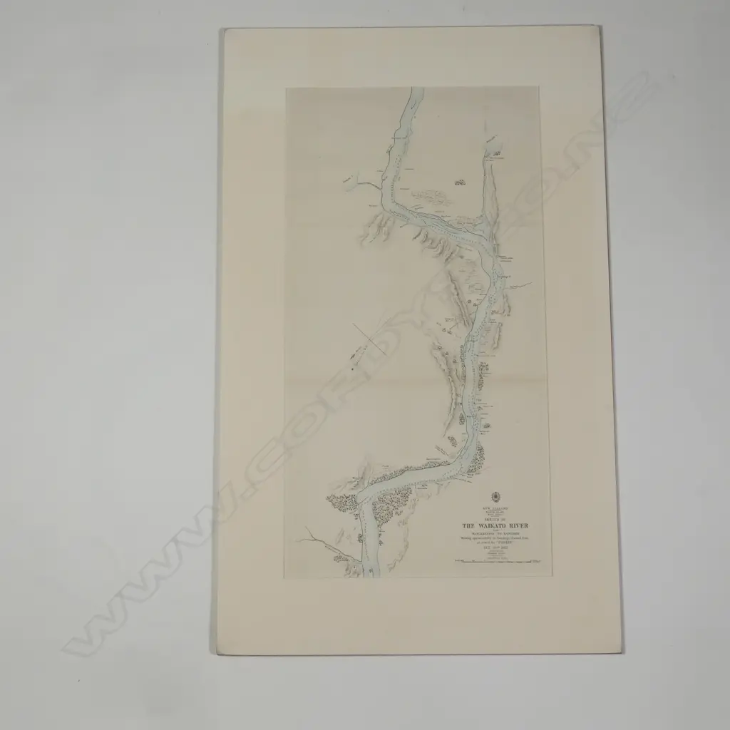 Sketch of the Waikato River from Wangamarino to Kangiriri (sic) Showing approximately the Soundings obtained from on board the "Pioneer" Oct. 30th. 1863.' Image 1++