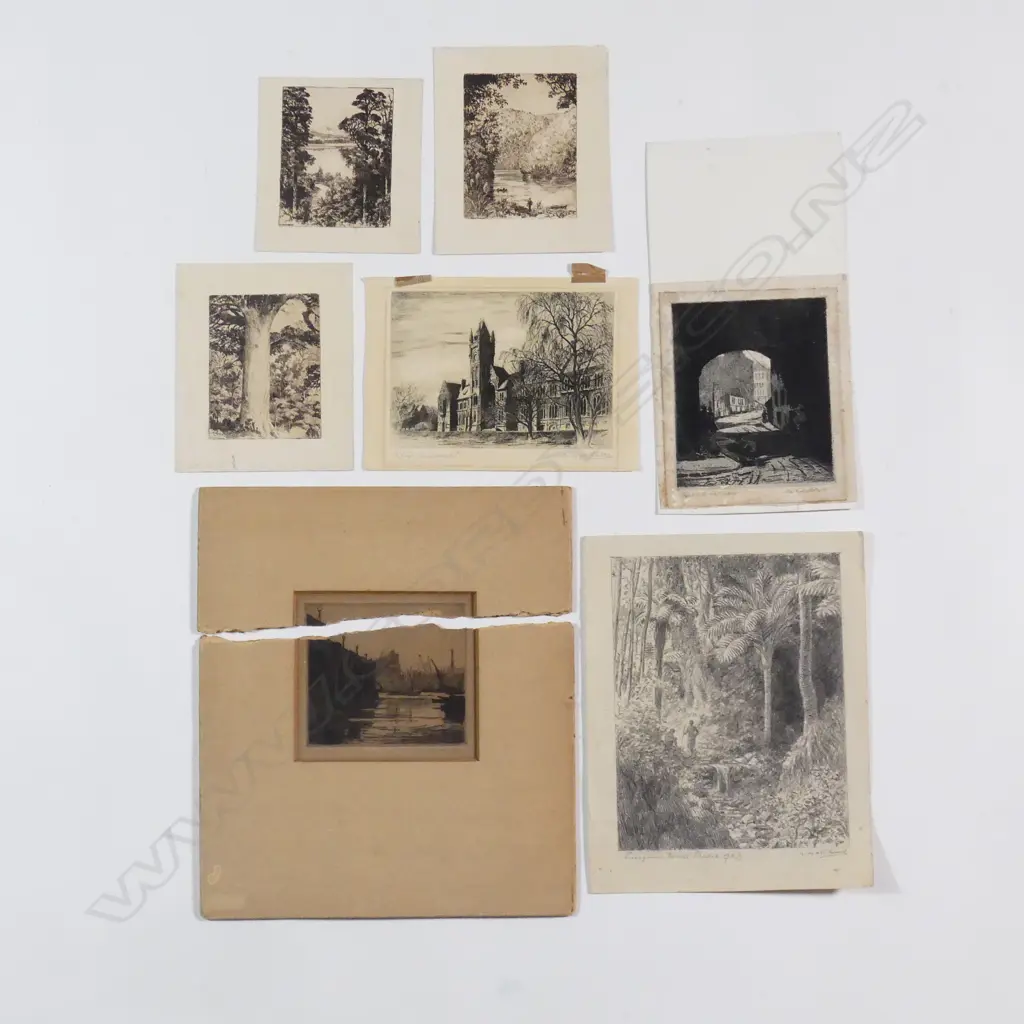Seven assorted works incl. M Matthews and Archibald Nicoll Image 1++