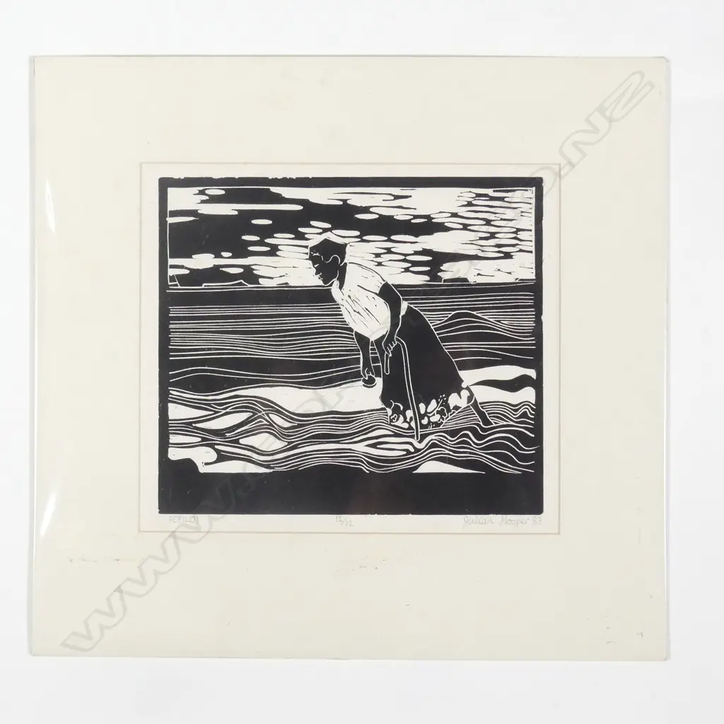 Julian Hooper (b.1966) 'Fefiloi' screenprint Image 1++