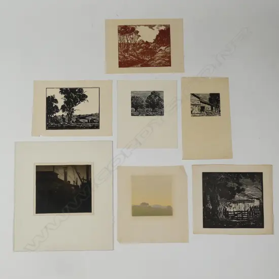 Kenneth W. Hassall (1902-1970) seven prints