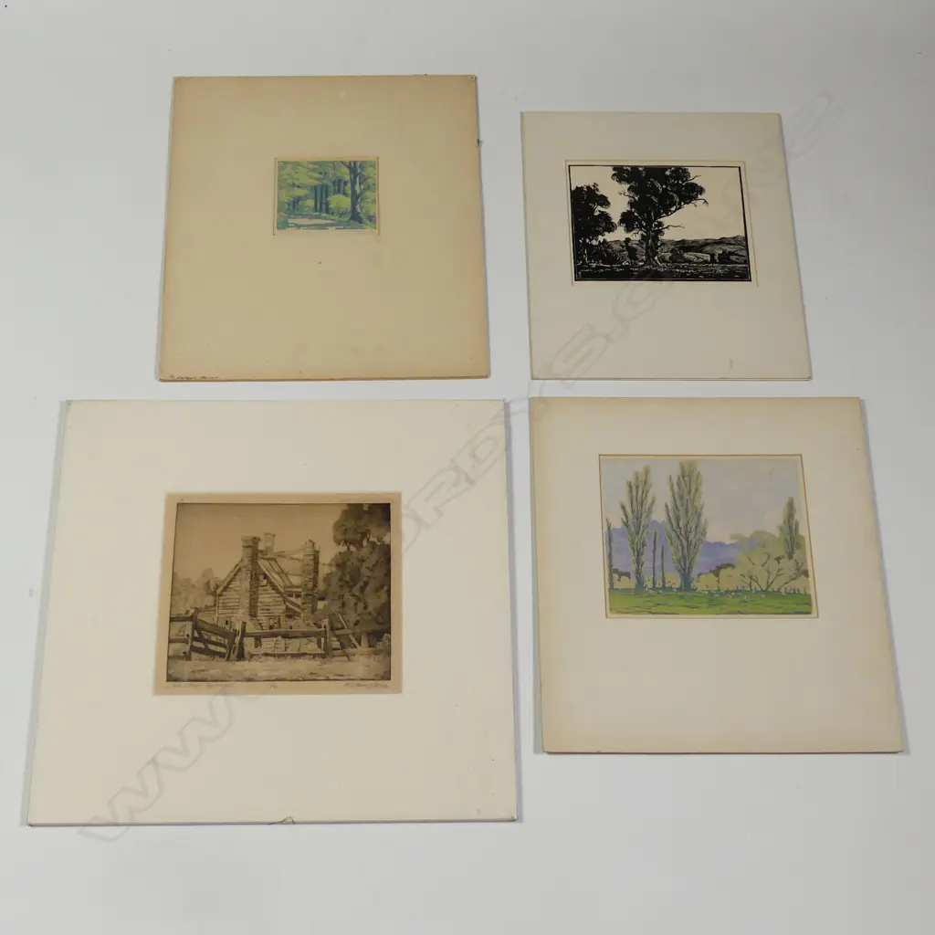 Kenneth W. Hassall (1902-1970) four prints Image 1++