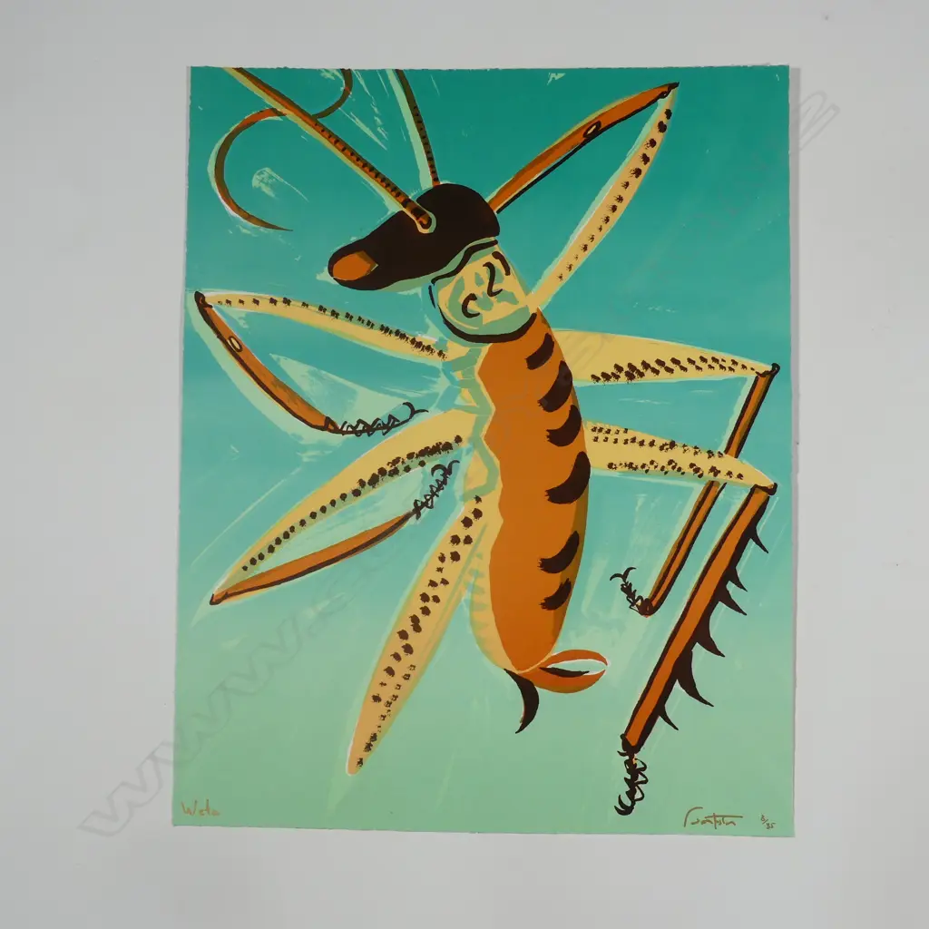 Rodney Fumpston (b.1947) 'Weta' Image 1++