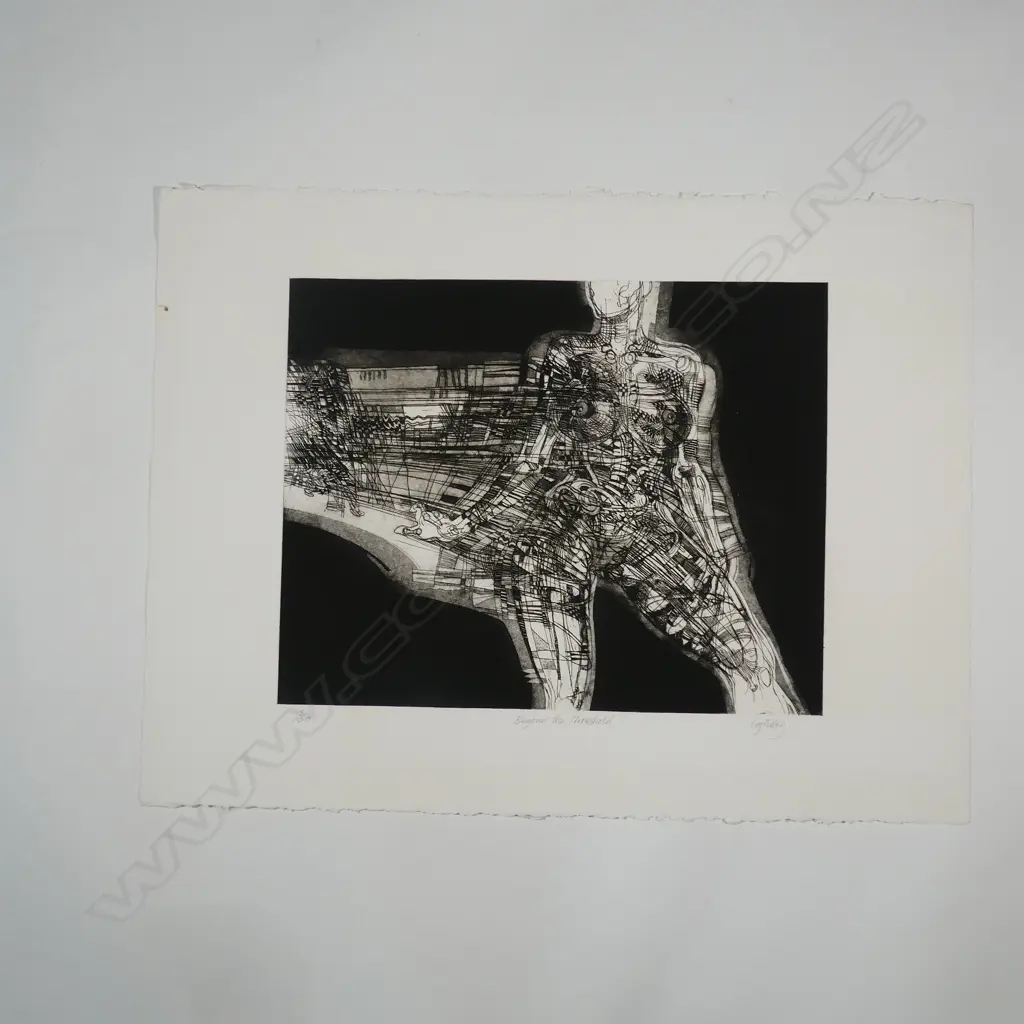 Artist unknown - two etchings Image 1++