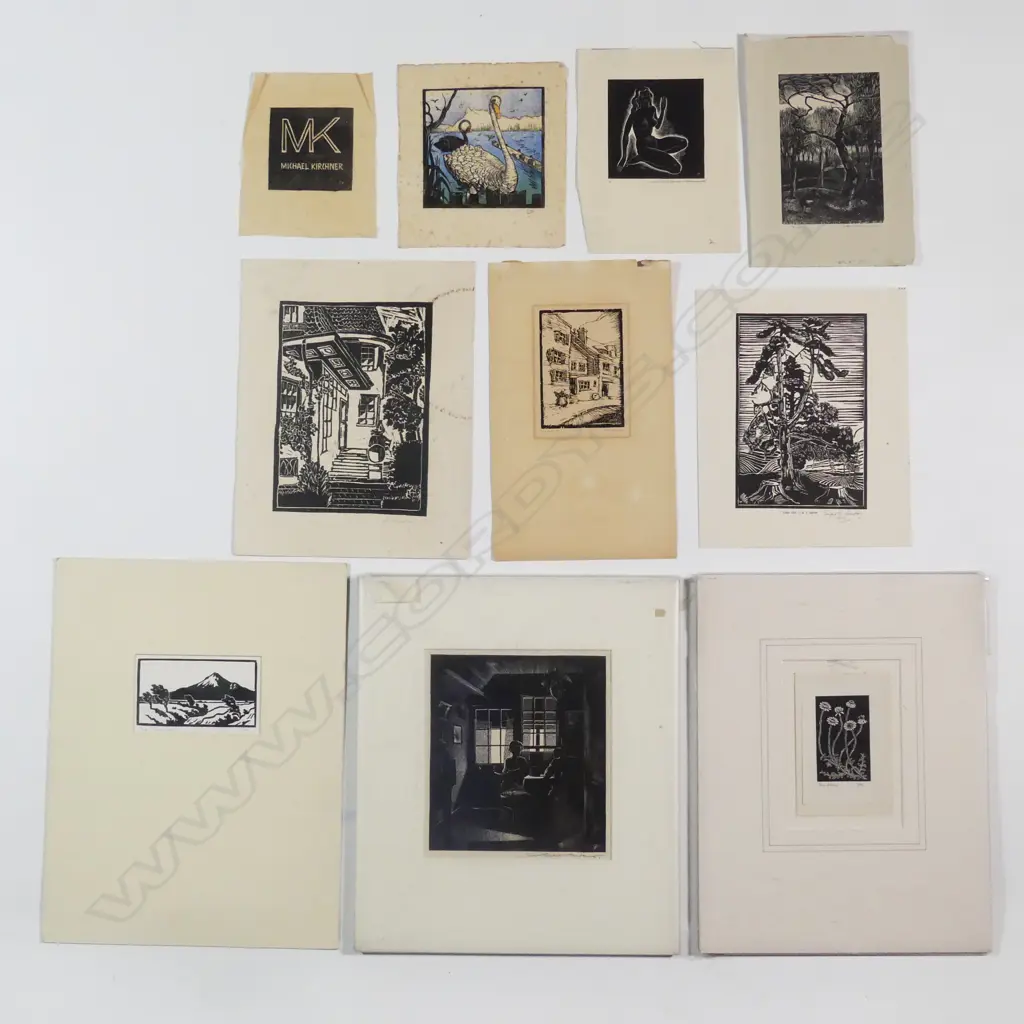 Ten 20th. Century prints - various artists Image 1++