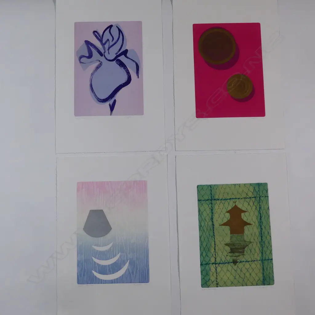 Rodney Fumpston (b. 1947) folio of 13 etchings Image 1++