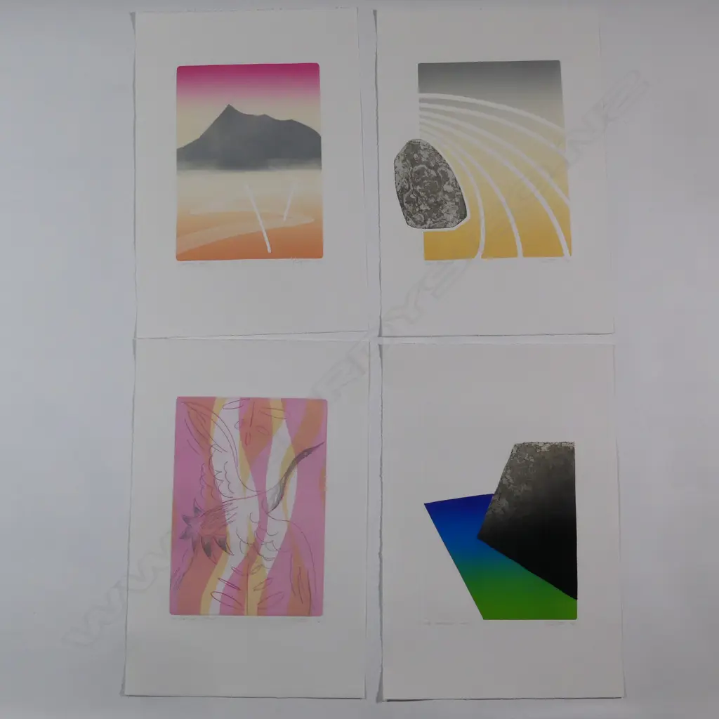 Rodney Fumpston (b. 1947) folio of 13 etchings Image 1++