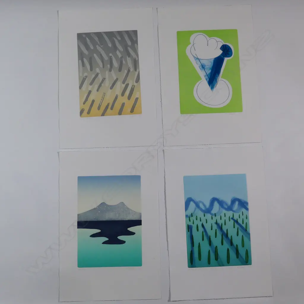 Rodney Fumpston (b. 1947) folio of 13 etchings Image 1++