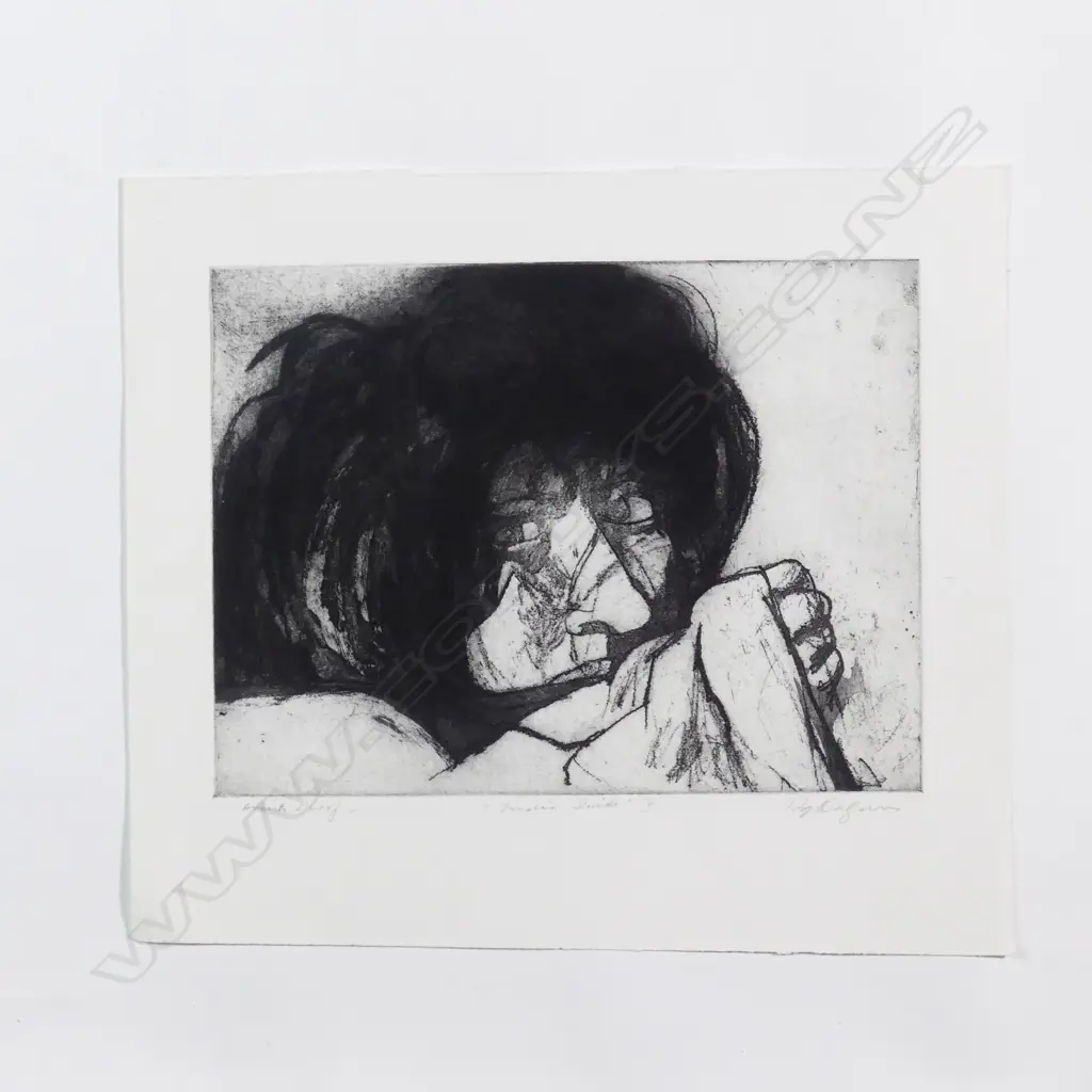 Roy Dalgarno 'Indian suite X' artist proof etching Image 1++