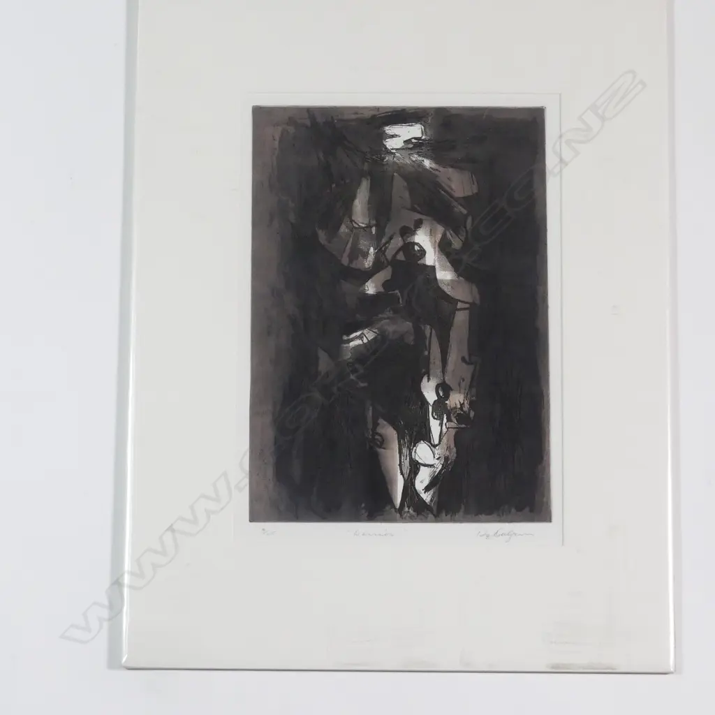 Roy Dalgarno 'Warrior' etching Image 1++
