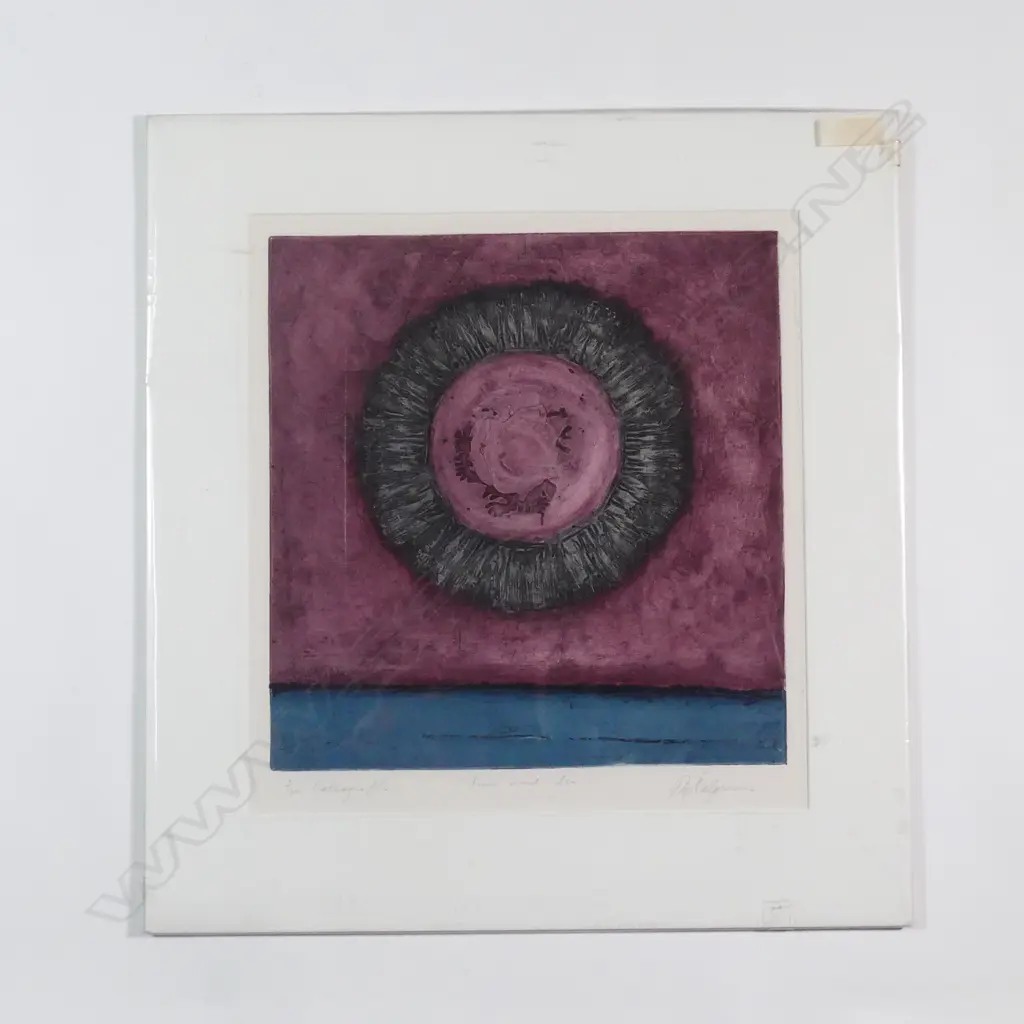 Roy Dalgarno 'Sun and Sea' Collograph Image 1++