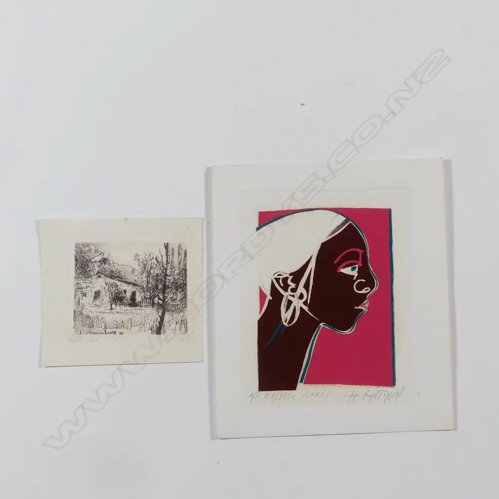 Henryk Szydlowski (b. 1950) two etchings Image 1++